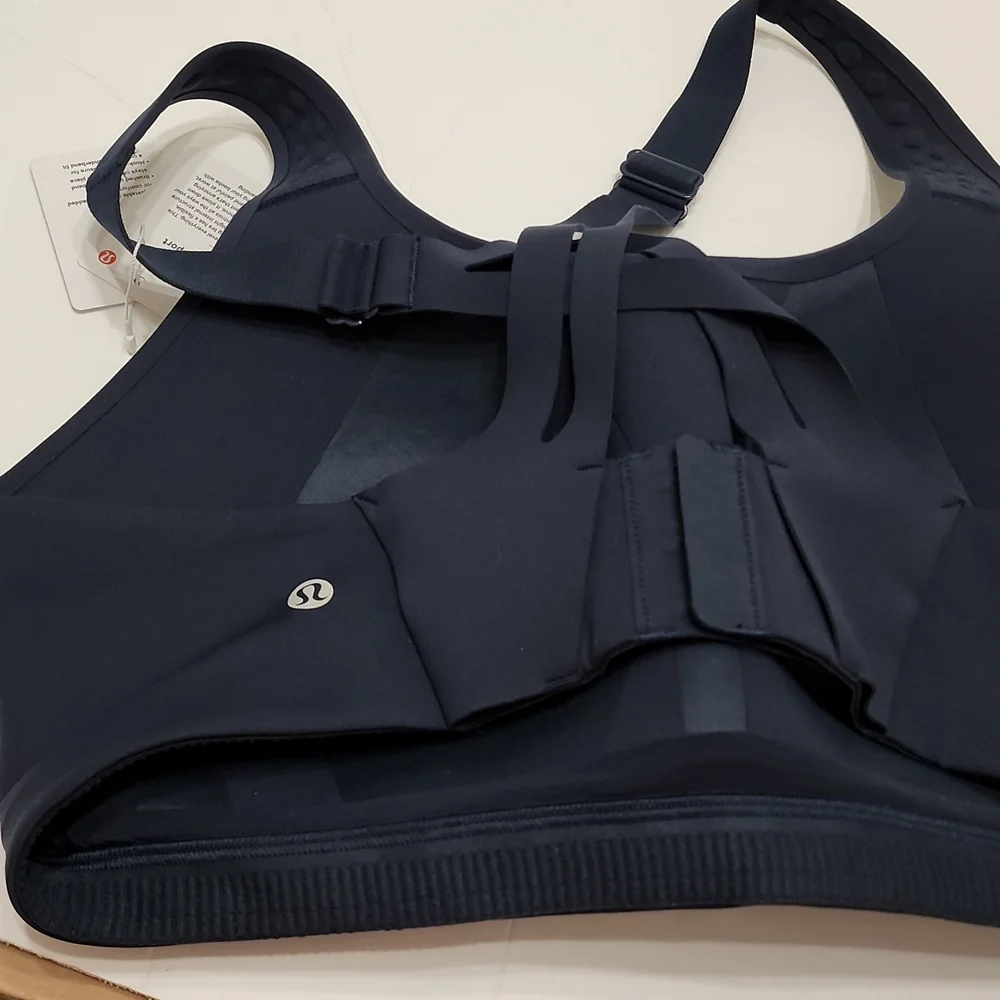NEW Lululemon Air Support Bra - Navy blue - Picture 6 of 9